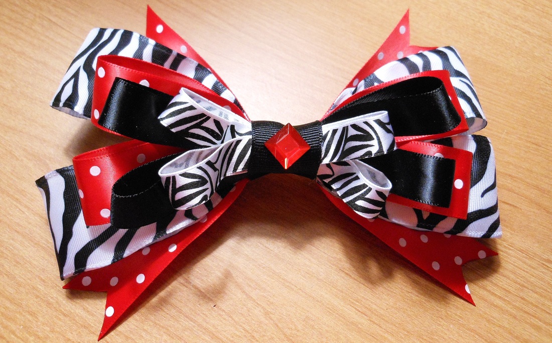 Examples of items I make - Bow-Dacious Hair Accessories and More